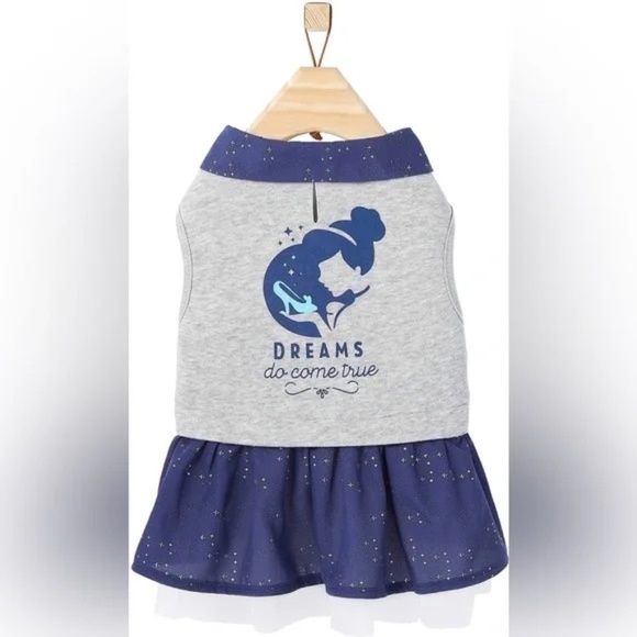 Disney Other - Disney Cinderella "Dreams Come True" Dog & Cat Sweatshirt Dress - Size Medium